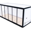 Bürocontainer Villex Standard Glas Cube Blanc 1.0