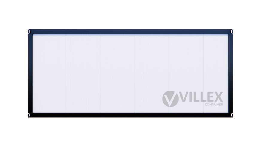 Bürocontainer Villex Standard Glas Cube Blanc 1.0