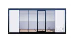 Bürocontainer Villex Standard Glas Cube Blanc 2.0