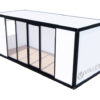 Bürocontainer Villex Standard Glas Cube Blanc 2.0