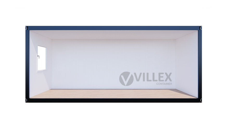 Bürocontainer Villex Standard Glas Cube Blanc 2.0