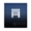 Bürocontainer Villex Standard Glas Cube Nero 1.0