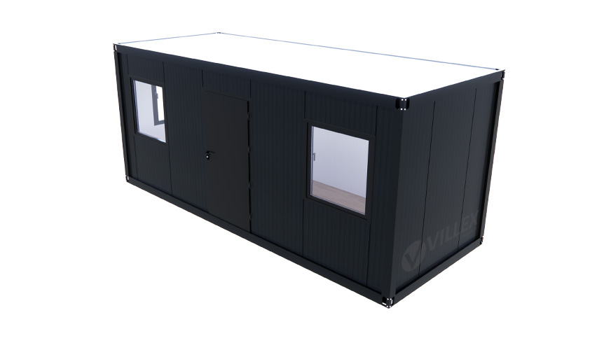 Bürocontainer Villex Standard Plus Cube Nero 3.0