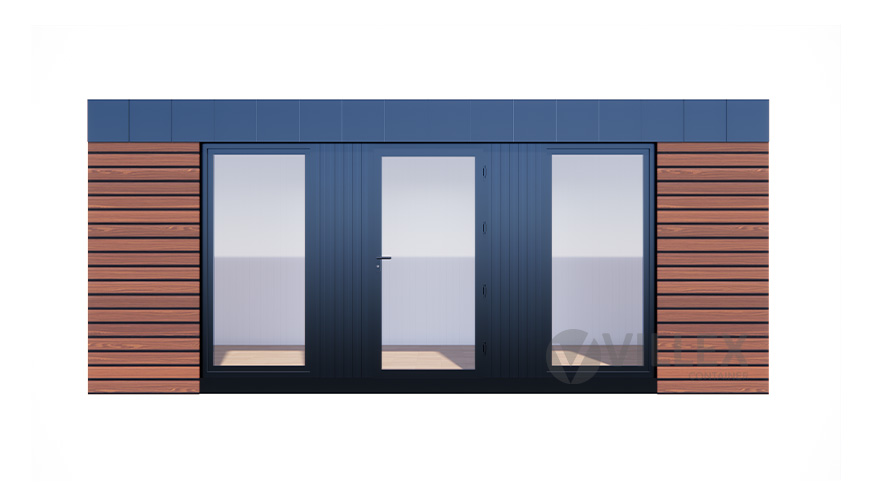 Bürocontainer Villex Standard Wood Pavillon 1.0