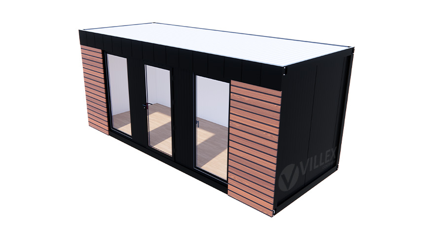 Bürocontainer Villex Standard Wood Pavillon 1.0