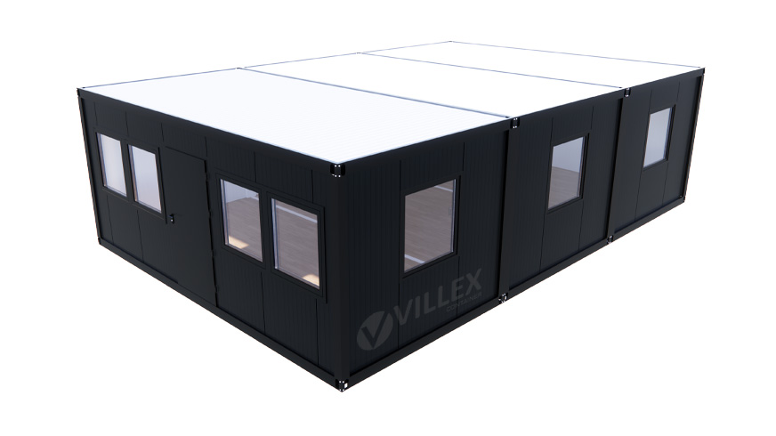 Villex Triple Big Cube Doppio Fenster Nero 1.0