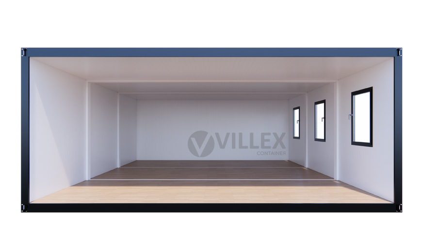 Bürocontainer Villex Triple Big Cube Nero 1.0