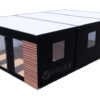 Bürocontainer Villex Triple Big Wood Pavillon 1.0