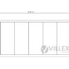 Bürocontainer Villex Triple Big Wood Pavillon 2.0