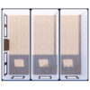 Bürocontainer Villex Triple Standard Cube Doppio Fenster Nero 1.0