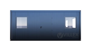 Bürocontainer Villex Triple Standard Cube Nero 1.0