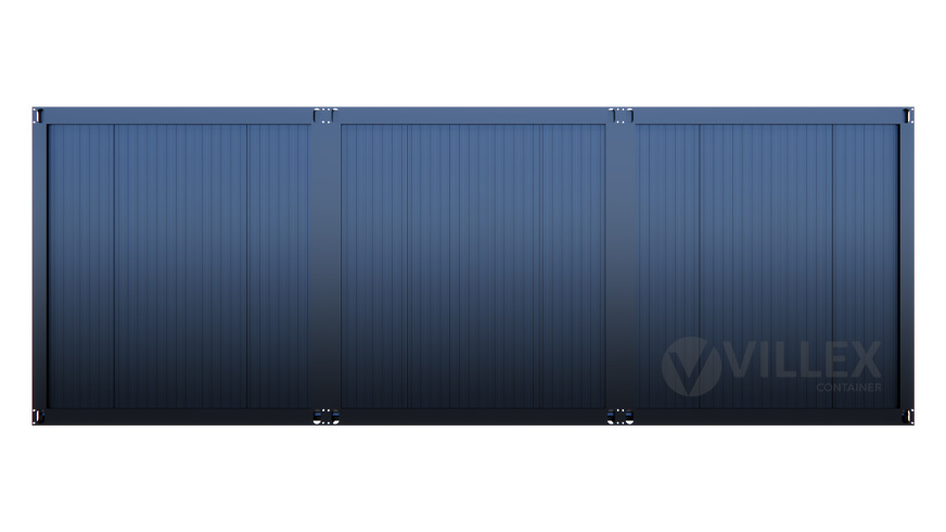 Bürocontainer-Villex-Triple-Standard-Glas-Cube-Nero-1.0-4 Bürocontainer Villex Triple Standard Glas Cube Nero 1.0