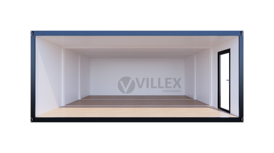 Bürocontainer-Villex-Triple-Standard-Glas-Cube-Nero-1.0-7 Bürocontainer Villex Triple Standard Glas Cube Nero 1.0