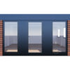 Bürocntainer Villex Triple Standard Wood Pavillon 1.0