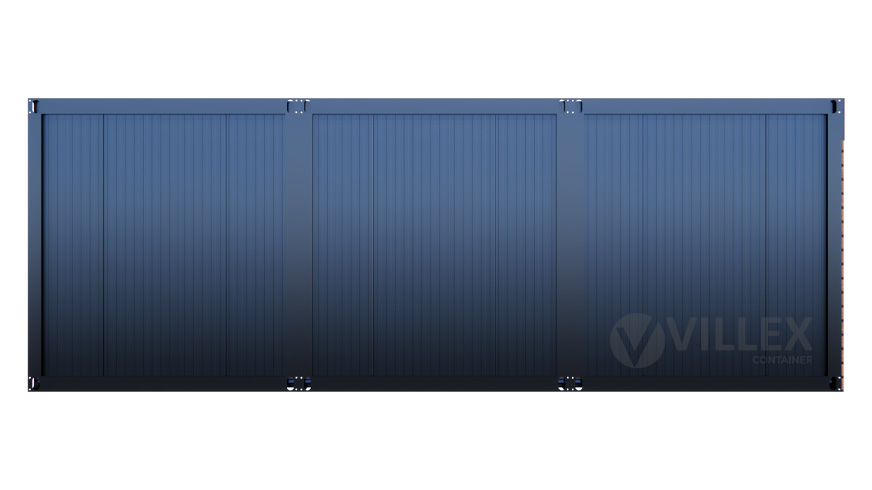 Bürocntainer Villex Triple Standard Wood Pavillon 1.0
