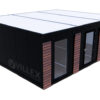 Bürocontainer Villex Triple Standard Wood Pavillon 2.0