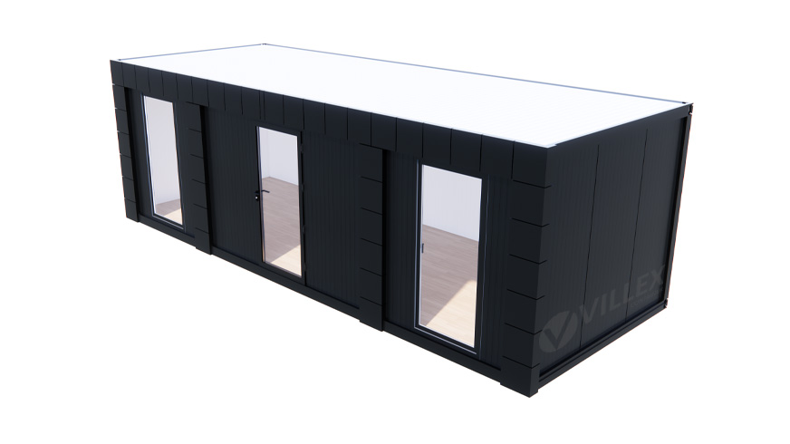 Bürocontainer-Villex-Ultra-Block-Line-Black-1.0-10 Bürocontainer Villex Ultra Block-Line Black 1.0