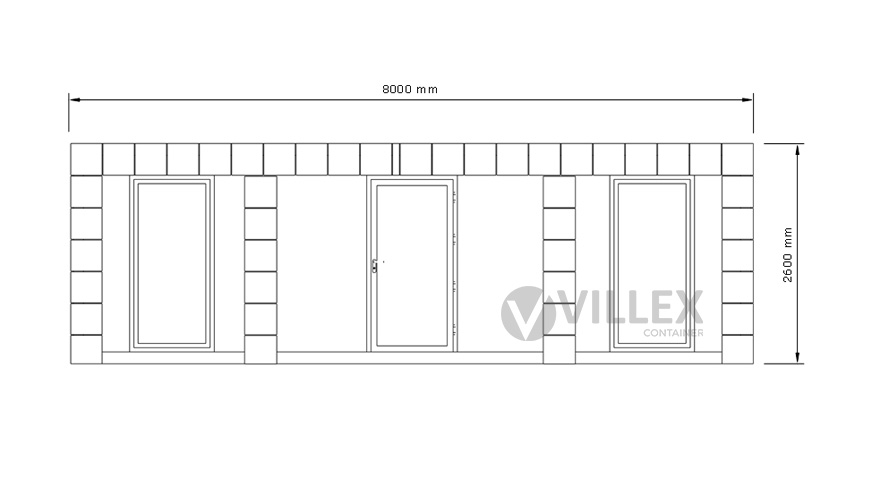 Bürocontainer-Villex-Ultra-Block-Line-Grey-1.0-9 Bürocontainer Villex Ultra Block-Line Grey 1.0