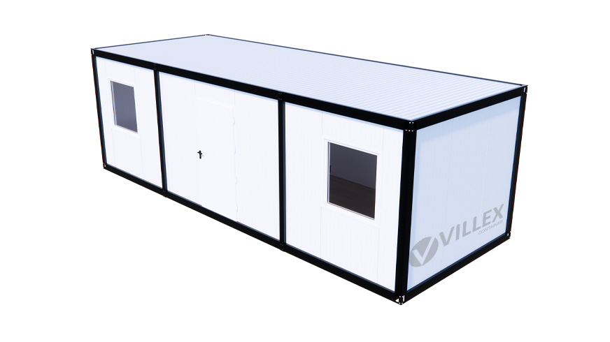 Bürocontainer Villex Ultra Cube Blanc 1.0