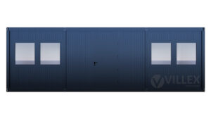 Bürocontainer Villex Ultra Cube Long Doppio Nero 1.0
