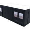 Bürocontainer Villex Ultra Cube Short Doppio Fenster Nero 1.0