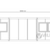 Bürocontainer Villex Ultra Cube Short Doppio Fenster Nero 1.0