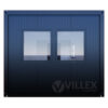 Bürocontainer-Villex-Ultra-Cube-Short-Doppio-Fenster-Nero-2.0-4 Bürocontainer Villex Ultra Cube Short Doppio Fenster Nero 2.0