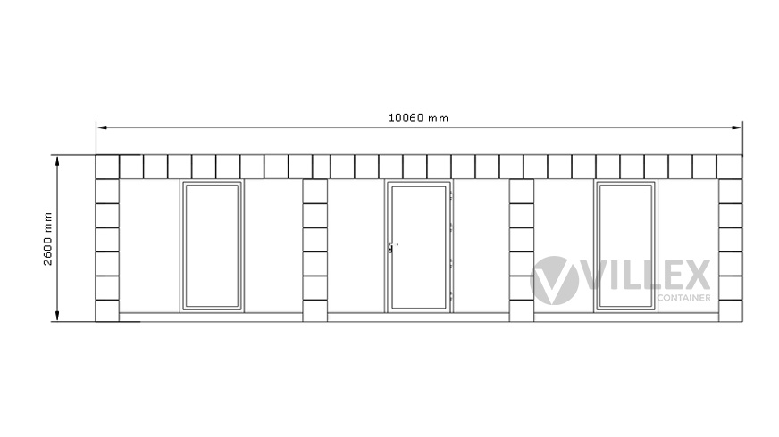 Bürocontainer-Villex-Ultra-Giant-Block-Line-Black-1.0-9 Bürocontainer Villex Ultra Giant Block-Line Black 1.0