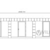Bürocontainer Villex Ultra Giant Block-Line Grey 1.0