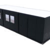 Bürocontainer-Villex-Ultra-Giant-Cube-Doppio-Fenster-Nero-1.0-10 Bürocontainer Villex Ultra Giant Cube Doppio Fenster Nero 1.0