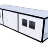 Bürocontainer Villex Ultra Giant Cube Long Doppio Blanc 1.0
