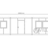 Bürocontainer Villex Ultra Giant Cube Long Doppio Blanc 1.0