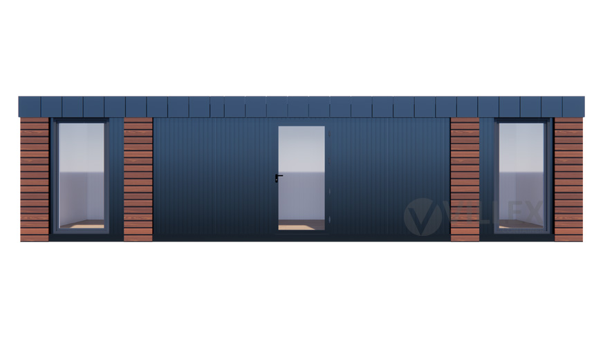 Bürocontainer Villex Ultra Giant Wood Pavillon 1.0