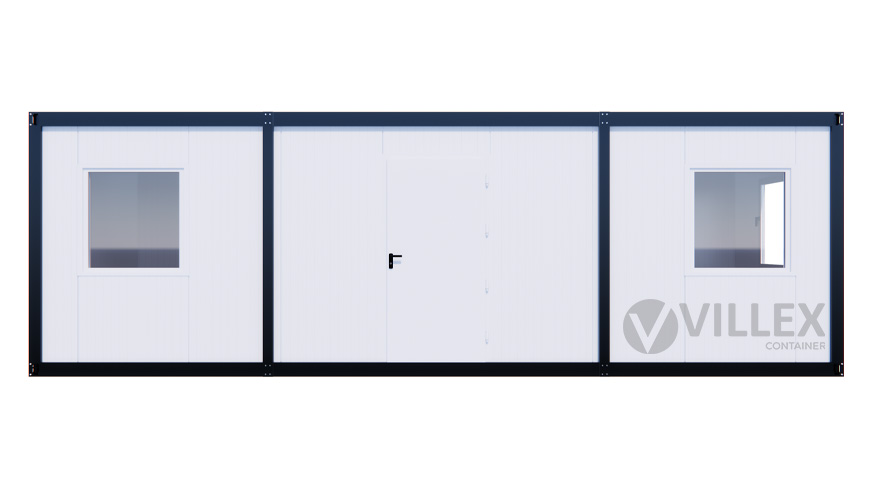 Bürocontainer Villex Ultra Plus Cube Blanc 3.0