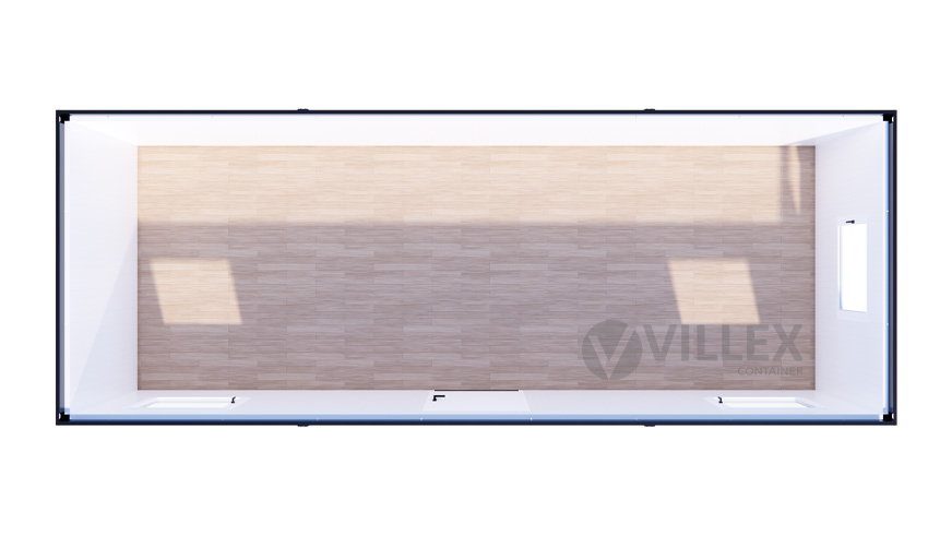 Bürocontainer Villex Ultra Plus Cube Blanc 3.0