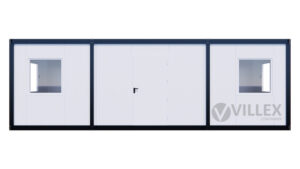 Bürocontainer Villex Ultra Plus Cube Blanc 4.0