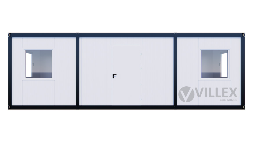 Bürocontainer Villex Ultra Plus Cube Blanc 4.0