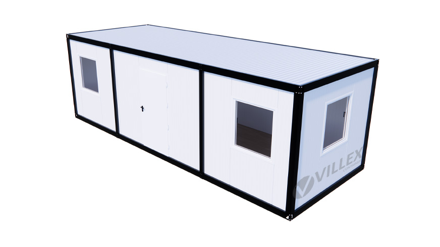 Bürocontainer Villex Ultra Plus Cube Blanc 4.0
