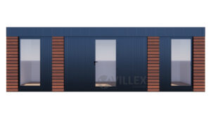 Bürocontainer Villex Ultra Wood Pavillon 1.0