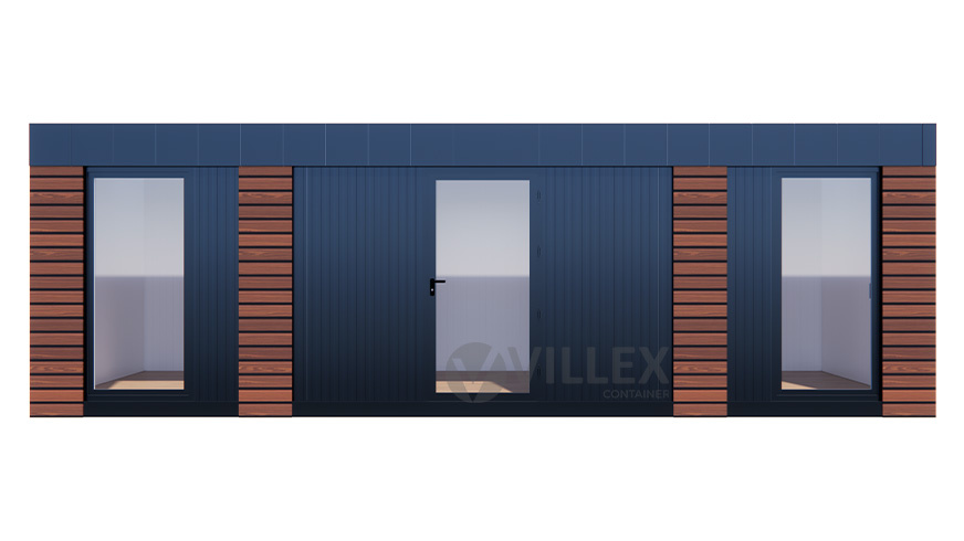 Bürocontainer Villex Ultra Wood Pavillon 1.0