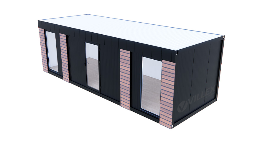 Bürocontainer Villex Ultra Wood Pavillon 1.0