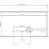 Lagercontainer Villex Big Lager Cube Nero 2.0