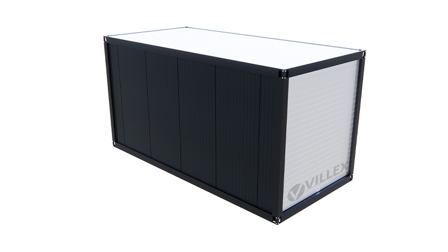 Lagercontainer Villex Medium Garage Cube Nero 1.0
