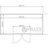 Lagercontainer Villex Medium Lager Cube Nero 1.0