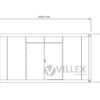 Lagercontainer Villex Medium Lager Cube Nero 1.0