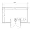 Lagercontainer Villex Medium Lager Cube Nero 3.0