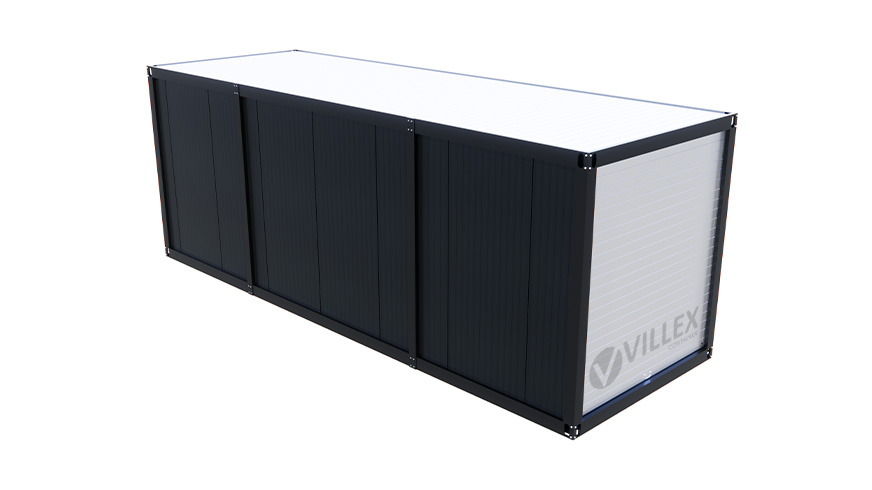 Lagercontainer Villex Mega Garage Cube Nero 1.0