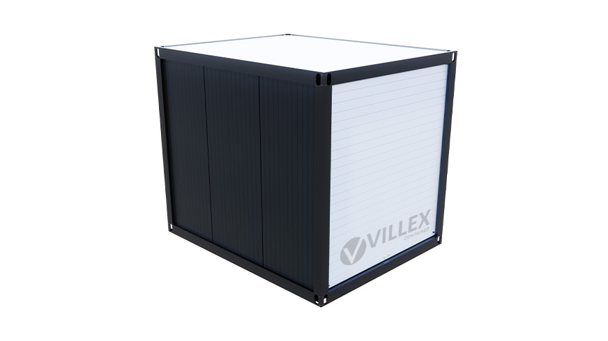 Lagercontainer Villex Mikro Garage Cube Nero 1.0