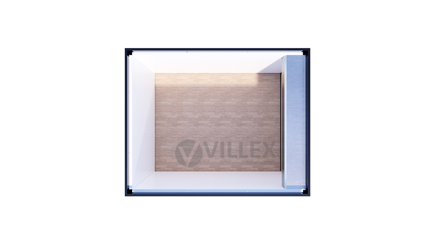 Lagercontainer Villex Mikro Garage Cube Nero 1.0