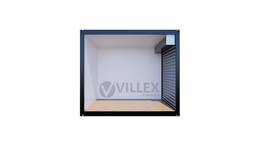 Lagercontainer Villex Mikro Garage Cube Nero 1.0